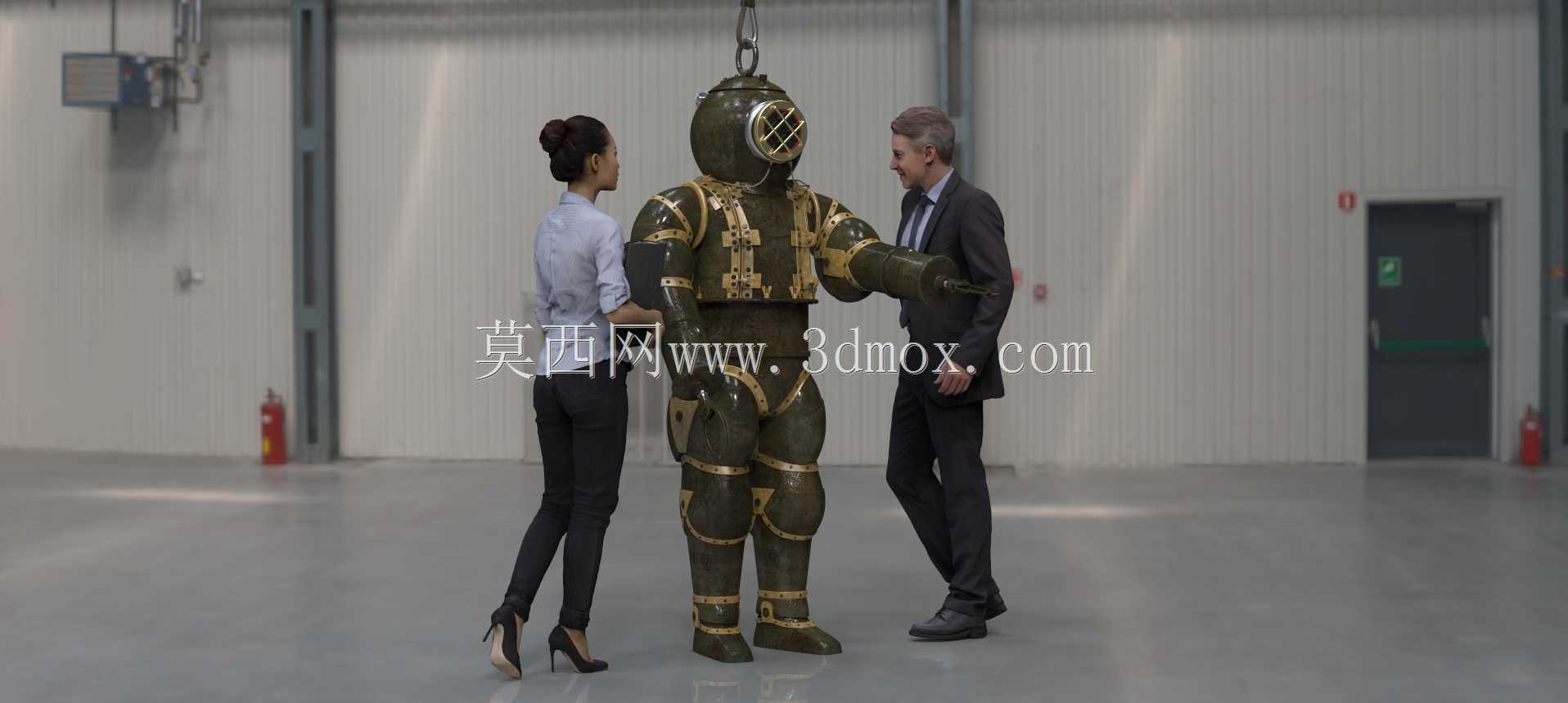 马赛的神秘潜水服
