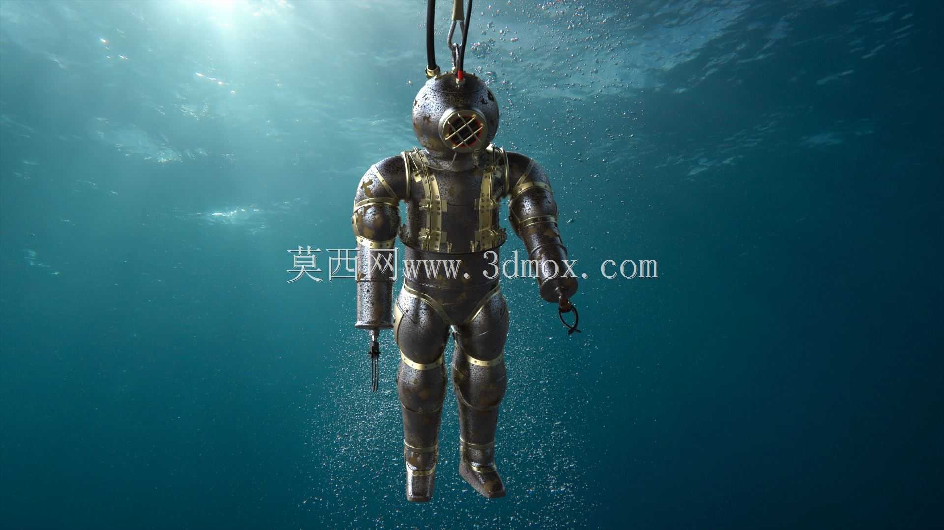 马赛的神秘潜水服