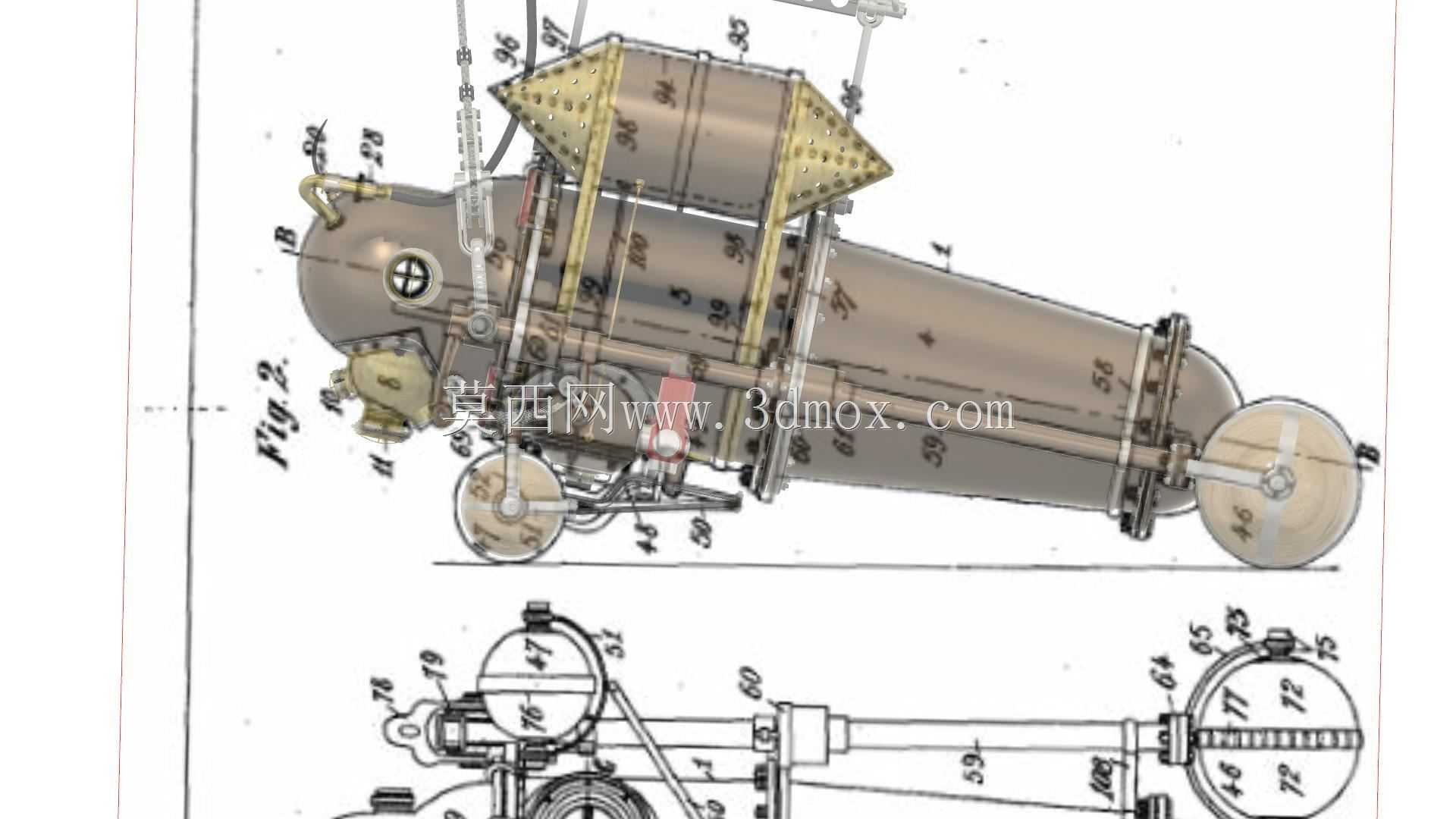 �����ºͱ�����Ǳˮ����1912��Ч��ͼ��