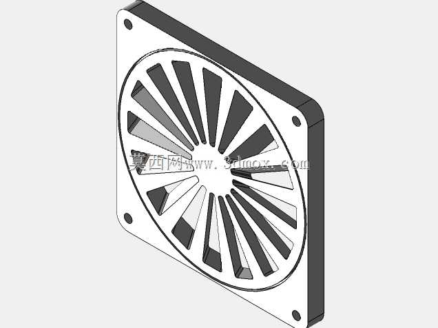 120mm风扇流量模拟器
