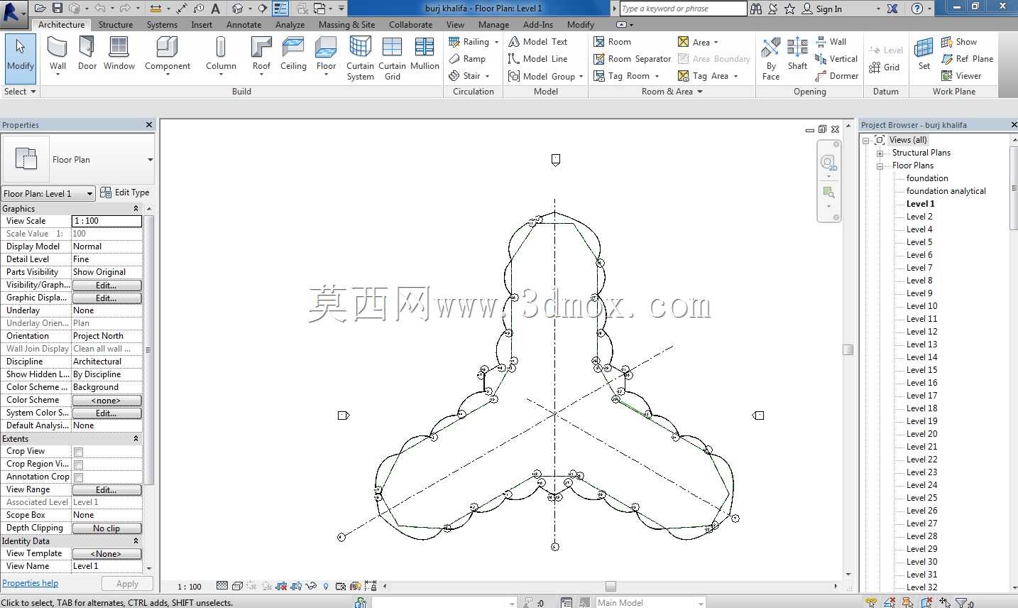 ����������άģ��REVIT STRUCTURE