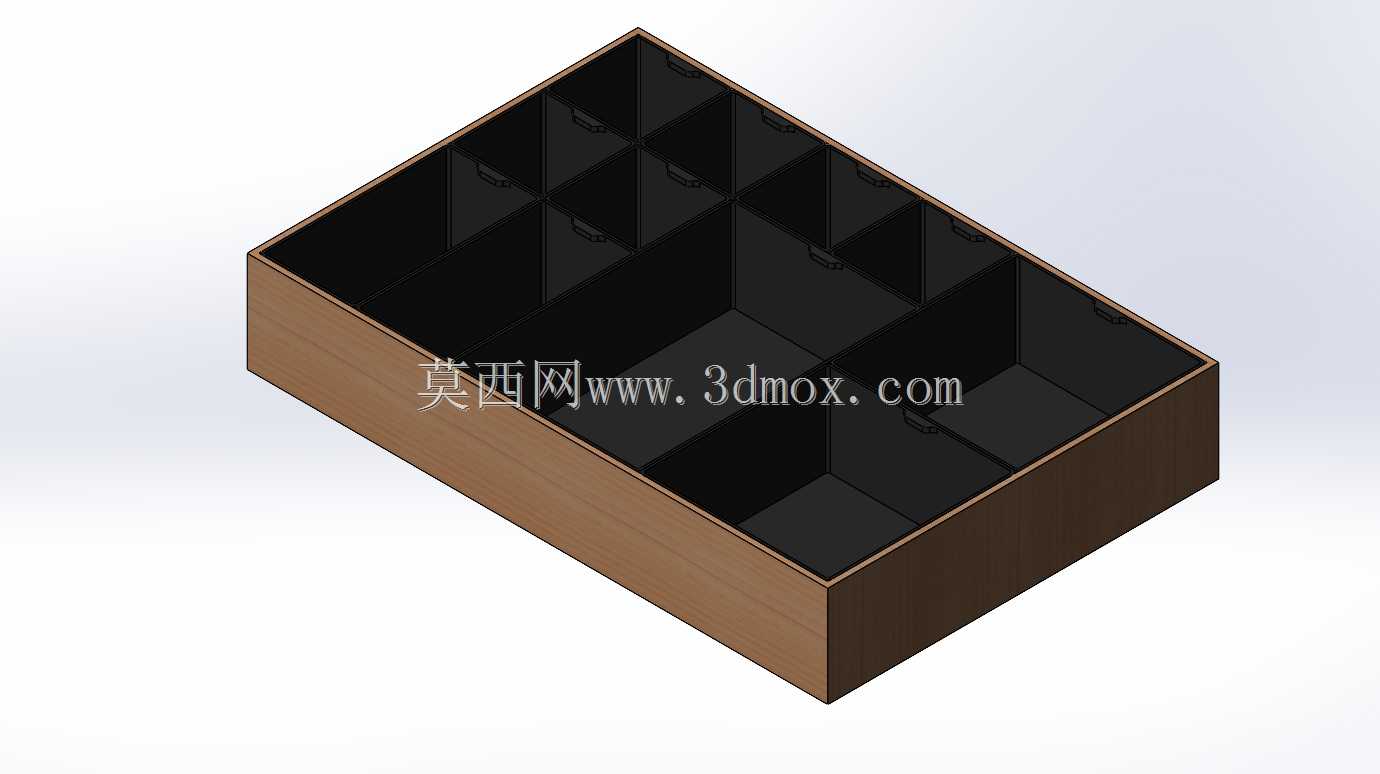 参数化/可配置模块化3D打印零件箱
