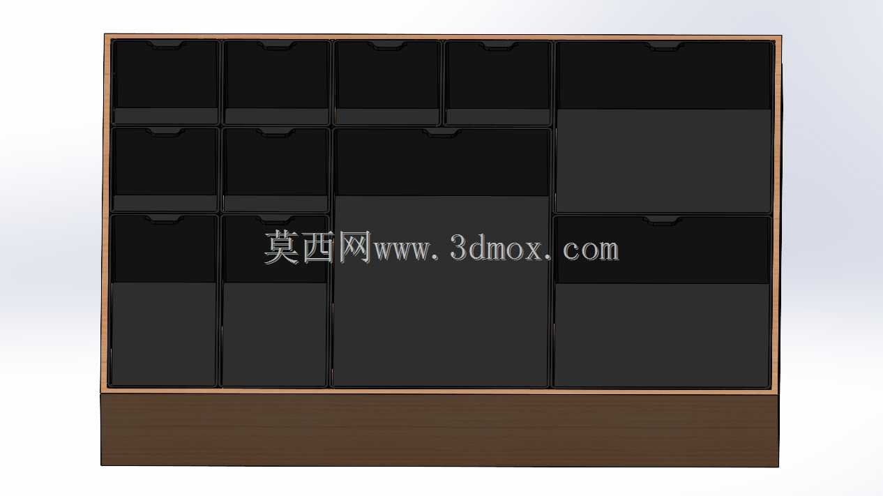 参数化/可配置模块化3D打印零件箱