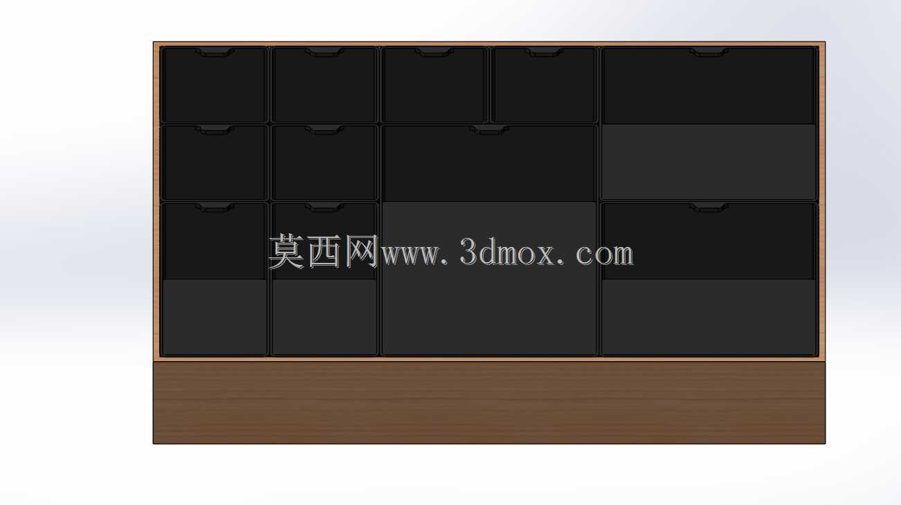参数化/可配置模块化3D打印零件箱