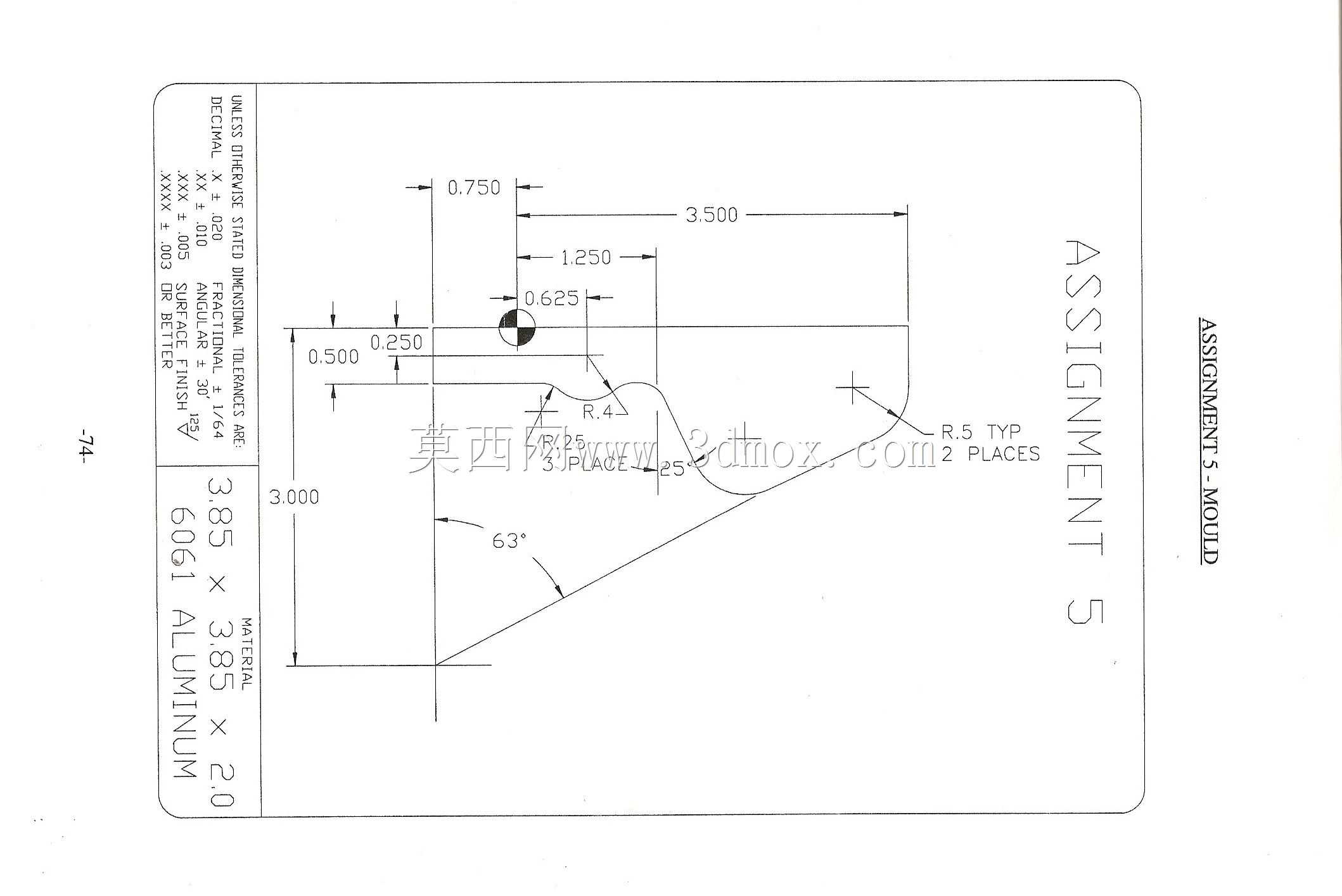常规\u0026 CNC加工任务示例