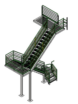 escaleras y platafor