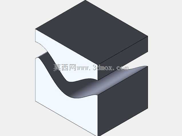 SolidWorks表面加厚切割和带表面切割