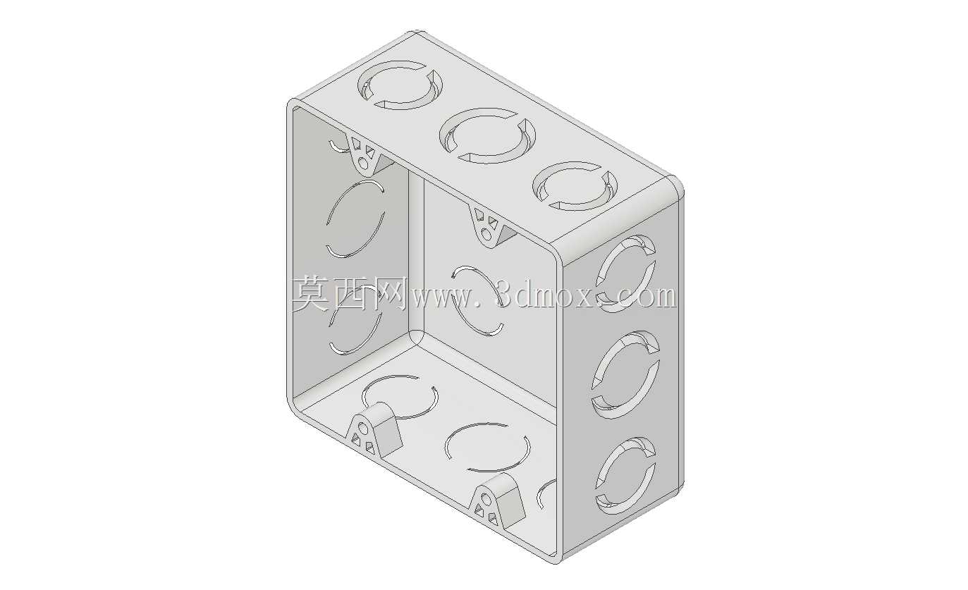 Caja Plástica 4''x 4''(导管)