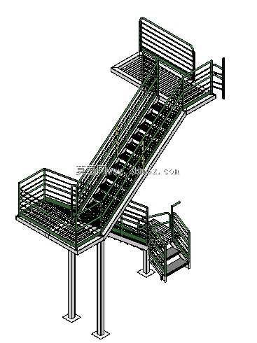 escaleras y plataforma