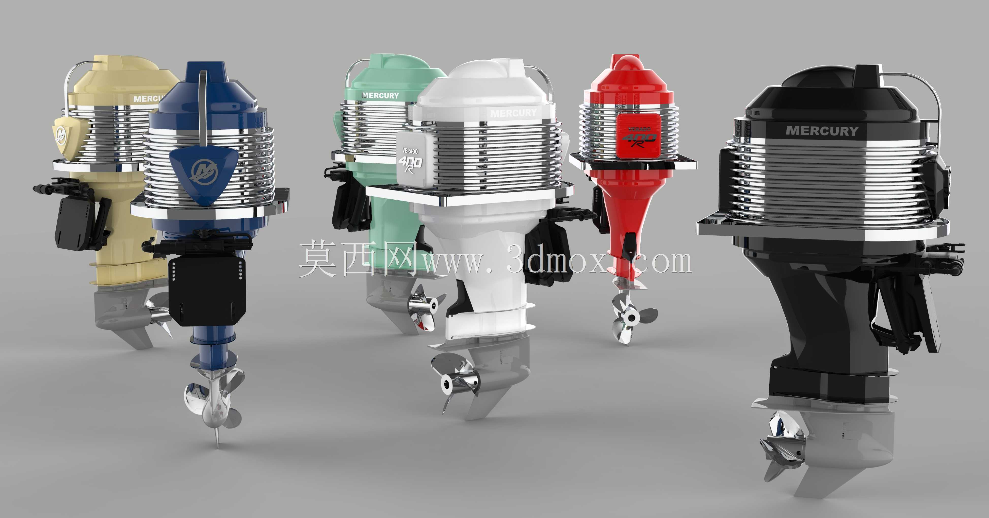 Verado 400 Hp Mercury Outboards复古版专为GATO打造