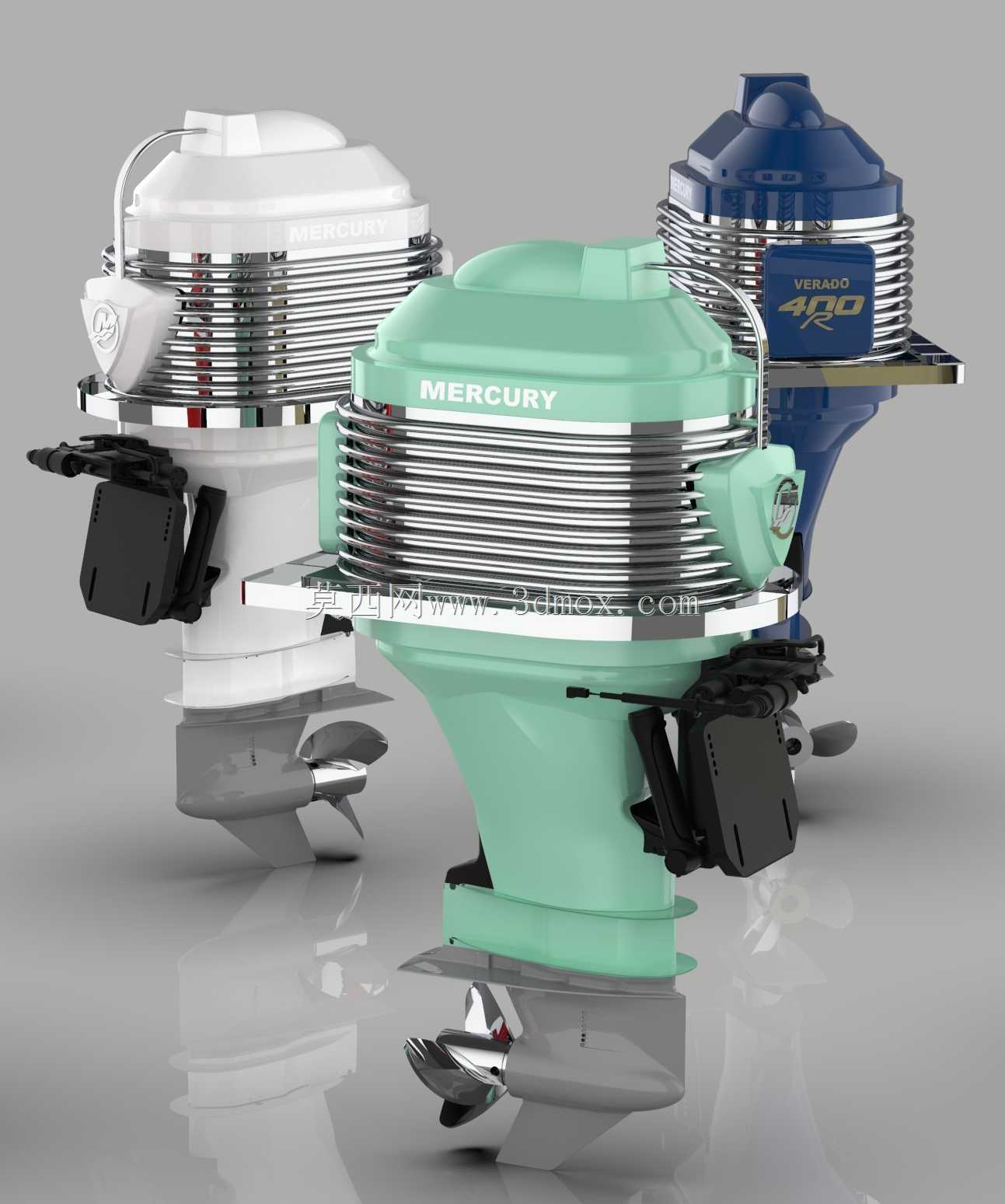 Verado 400 Hp Mercury Outboards复古版专为GATO打造
