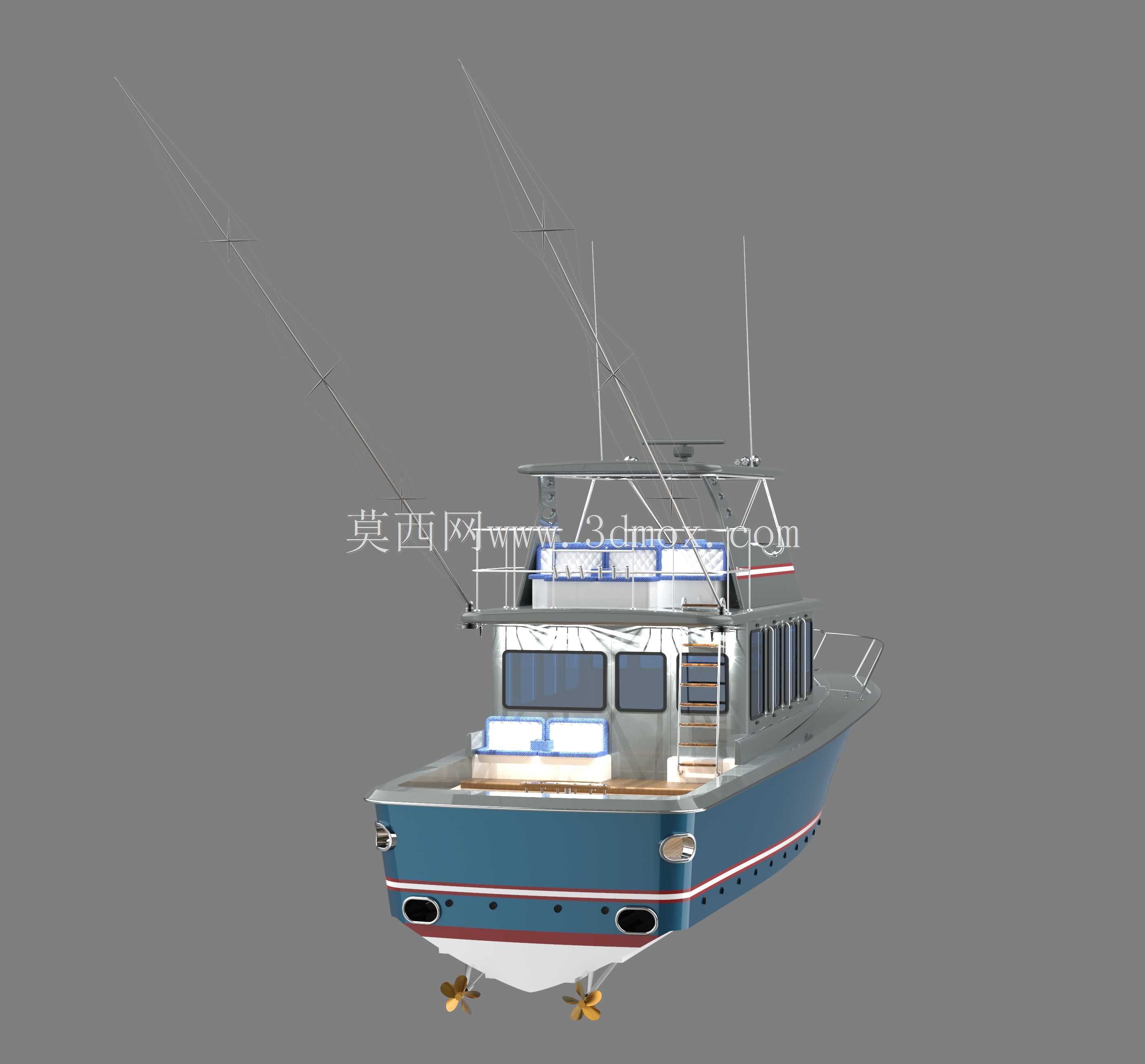 天文台Yatch Gato我也不提供船体,因为这是一个客户工作抱歉伙计们