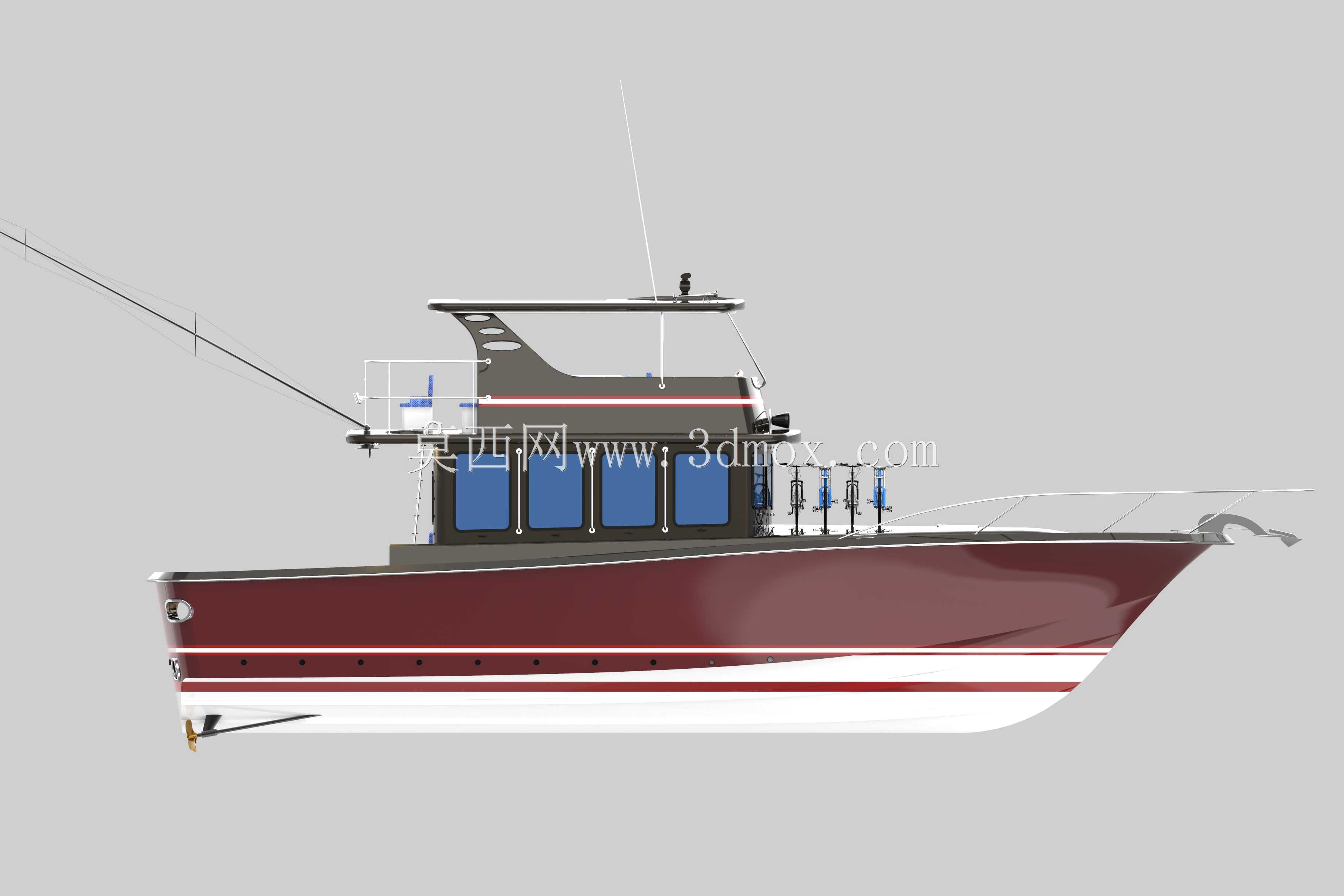 天文台Yatch Gato我也不提供船体,因为这是一个客户工作抱歉伙计们