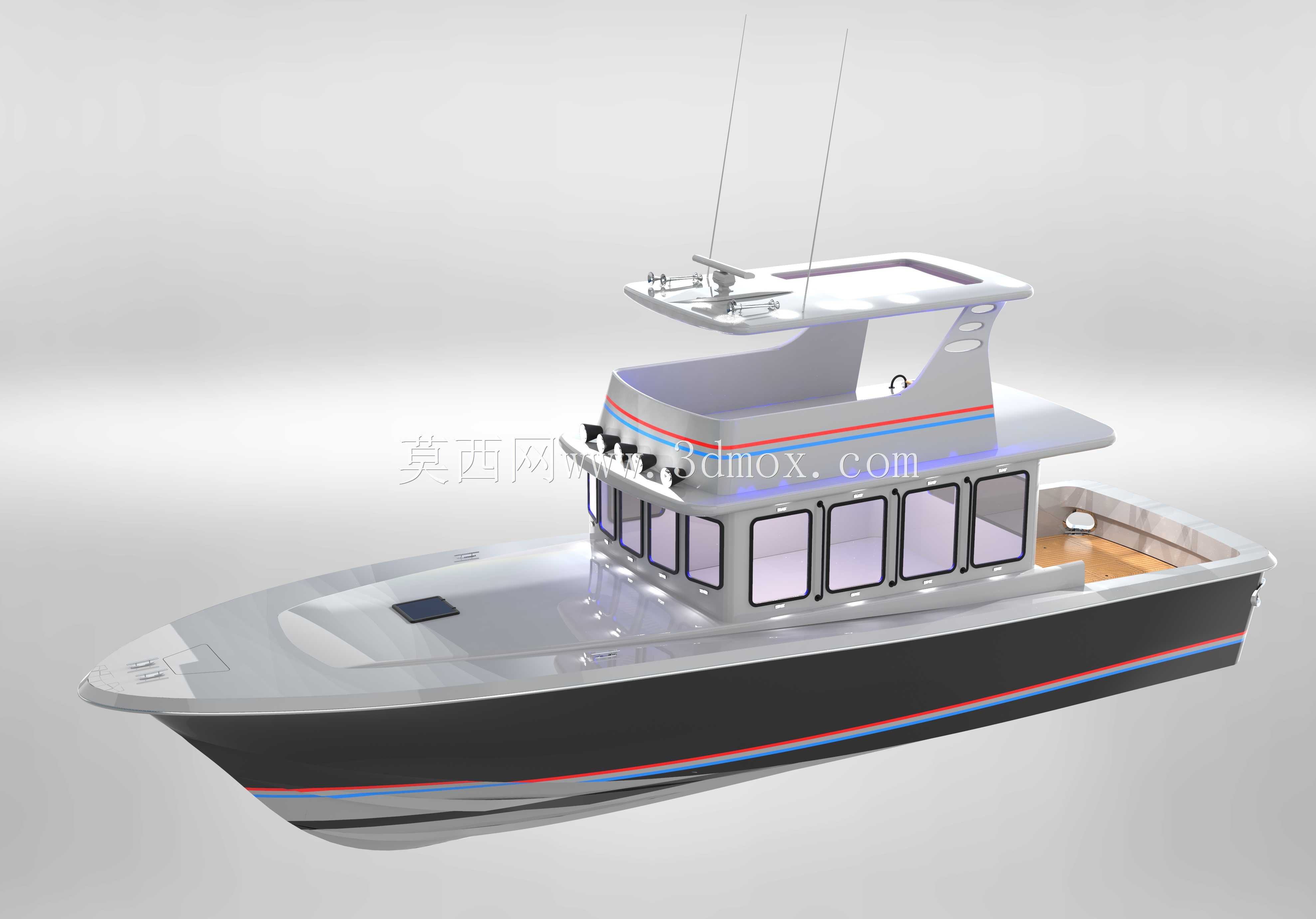 天文台Yatch Gato我也不提供船体,因为这是一个客户工作抱歉伙计们