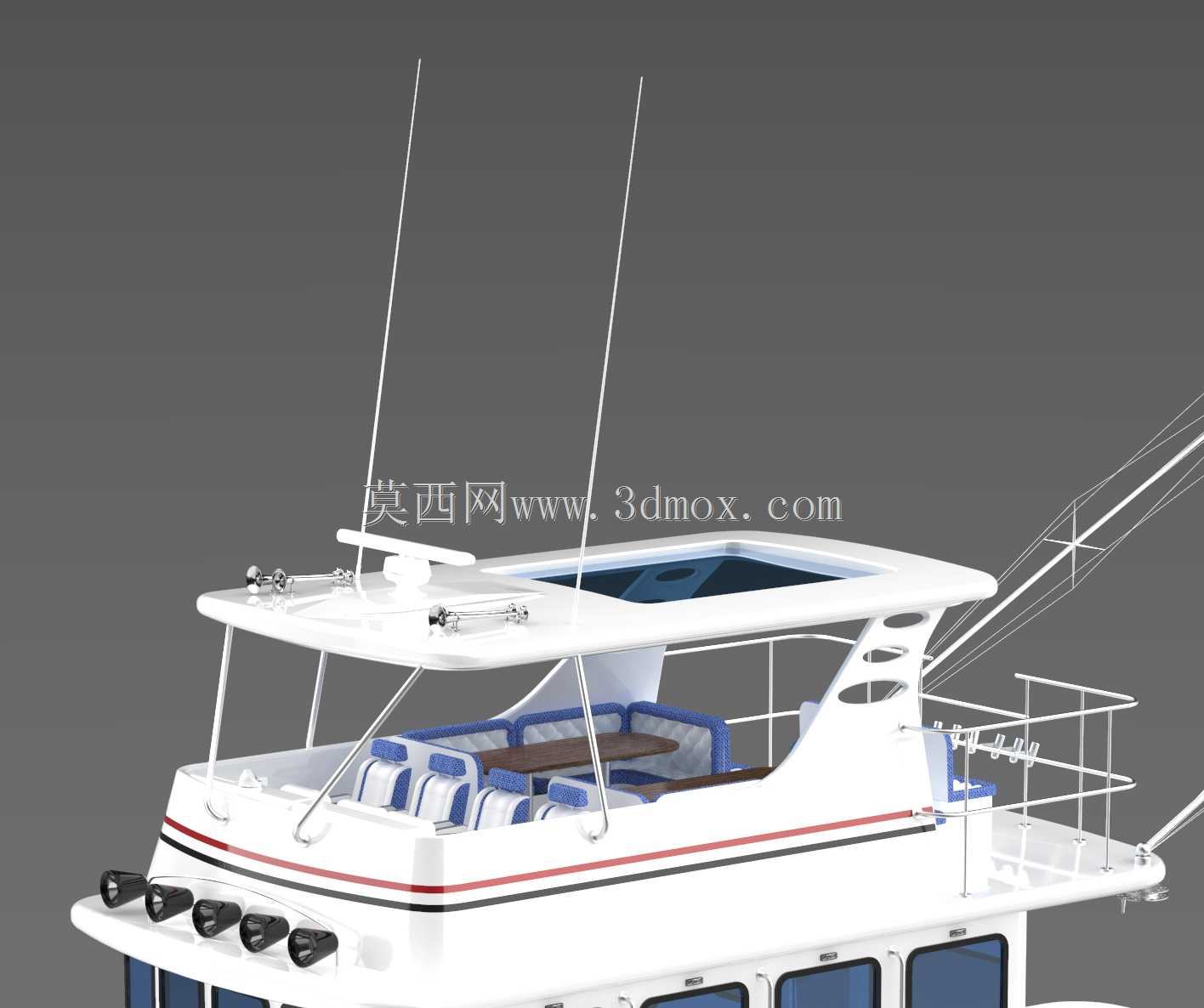 天文台Yatch Gato我也不提供船体,因为这是一个客户工作抱歉伙计们