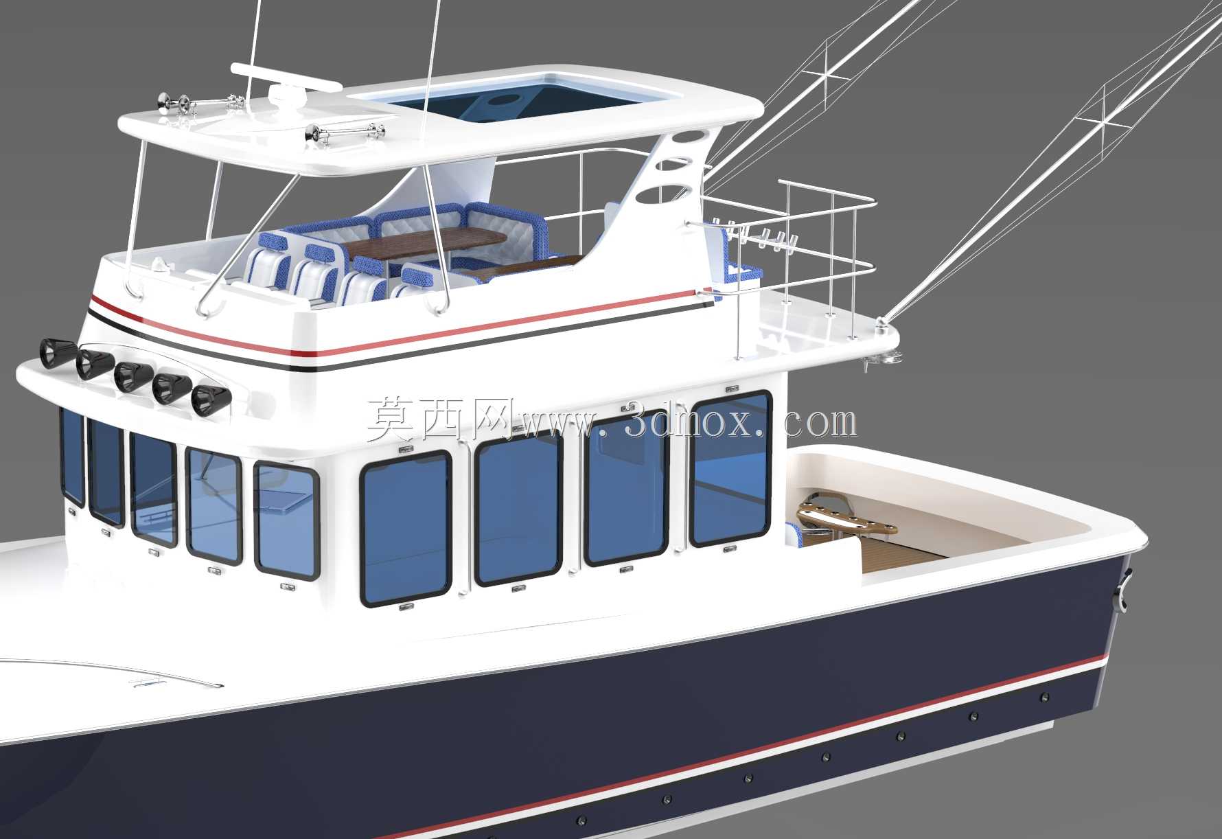 天文台Yatch Gato我也不提供船体,因为这是一个客户工作抱歉伙计们