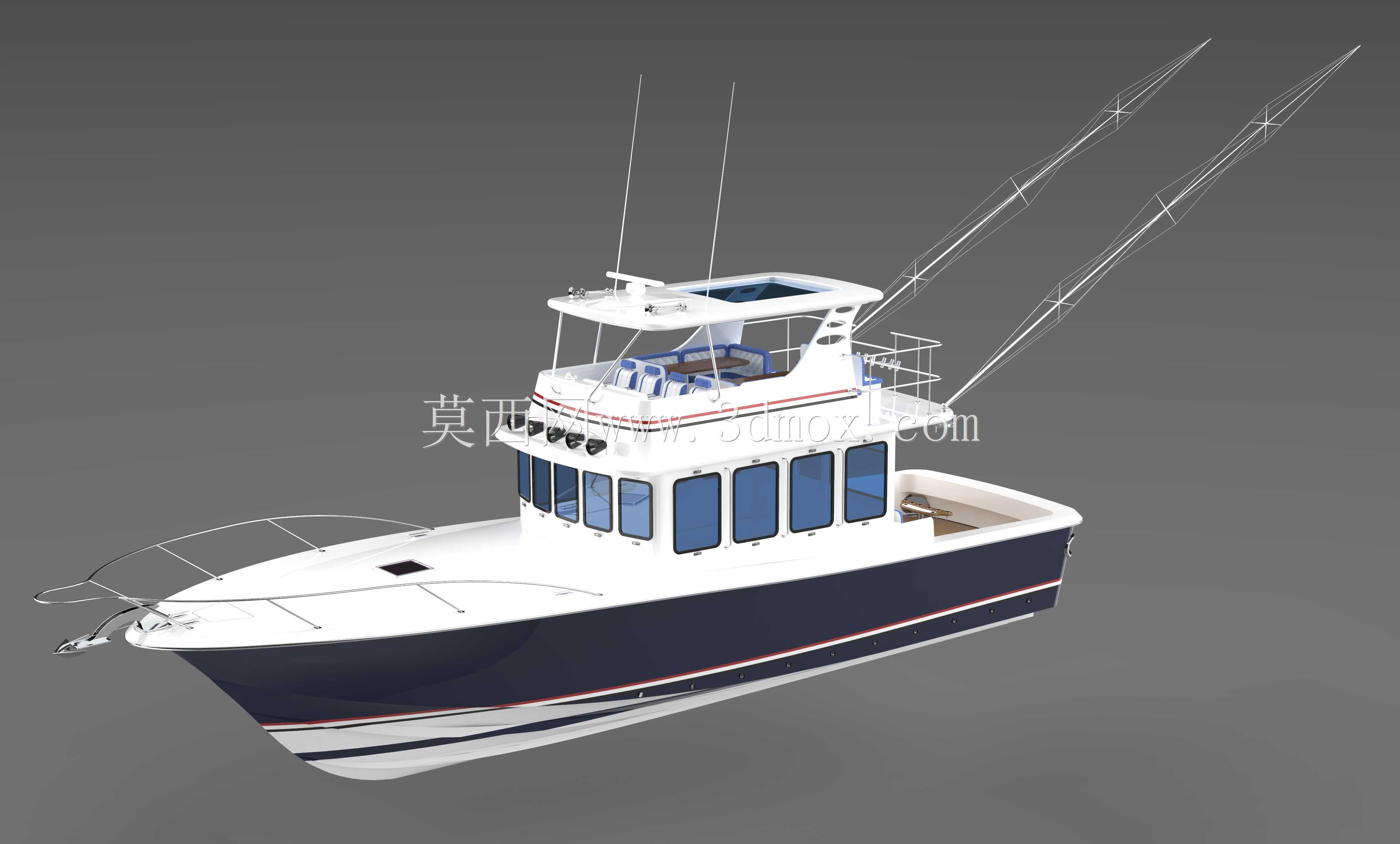 天文台Yatch Gato我也不提供船体,因为这是一个客户工作抱歉伙计们