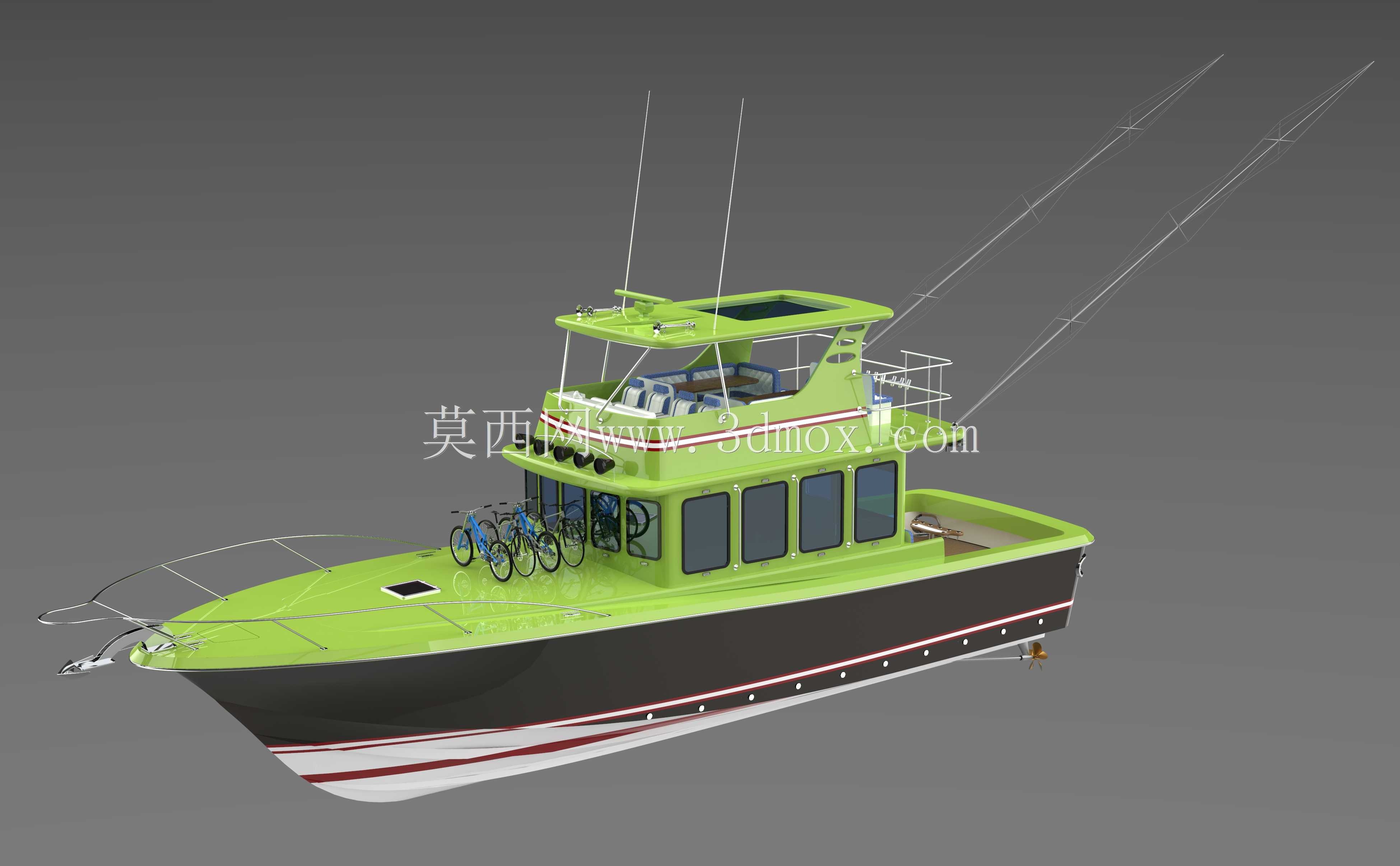 天文台Yatch Gato我也不提供船体,因为这是一个客户工作抱歉伙计们