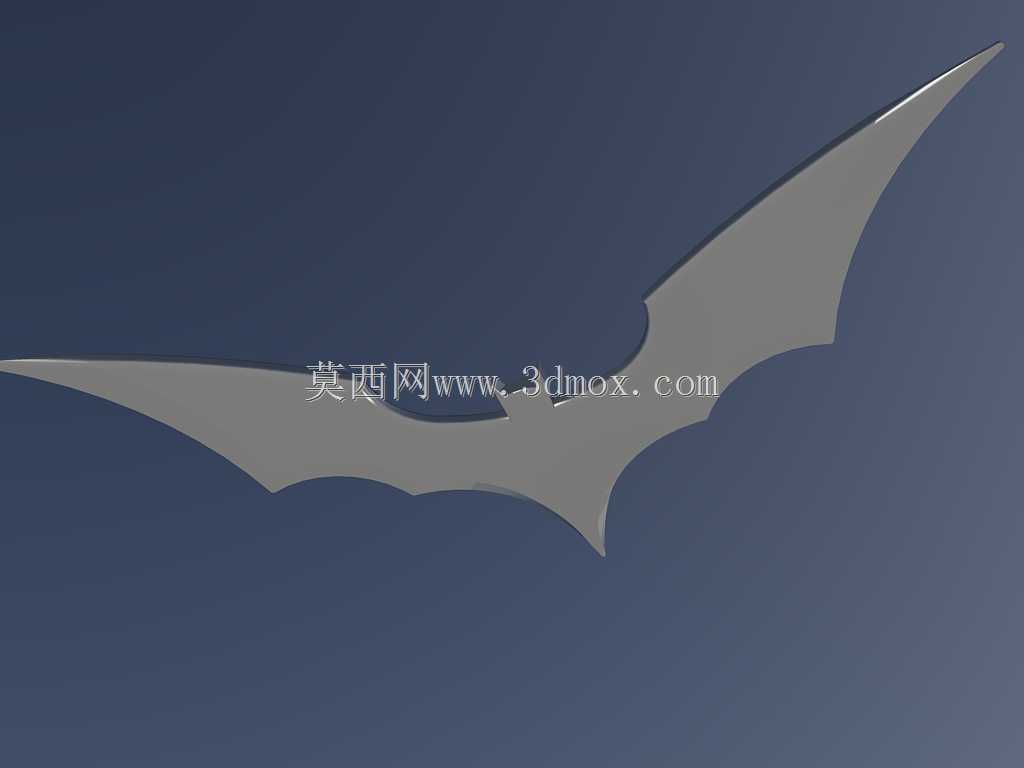 蝙蝠侠形状的塑料shuriken