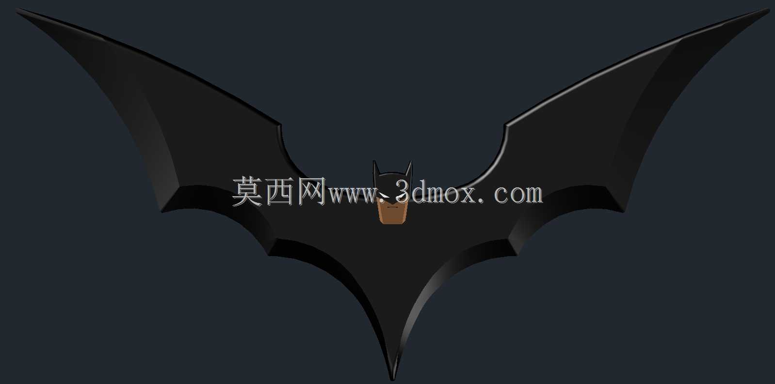 蝙蝠侠形状的塑料shuriken