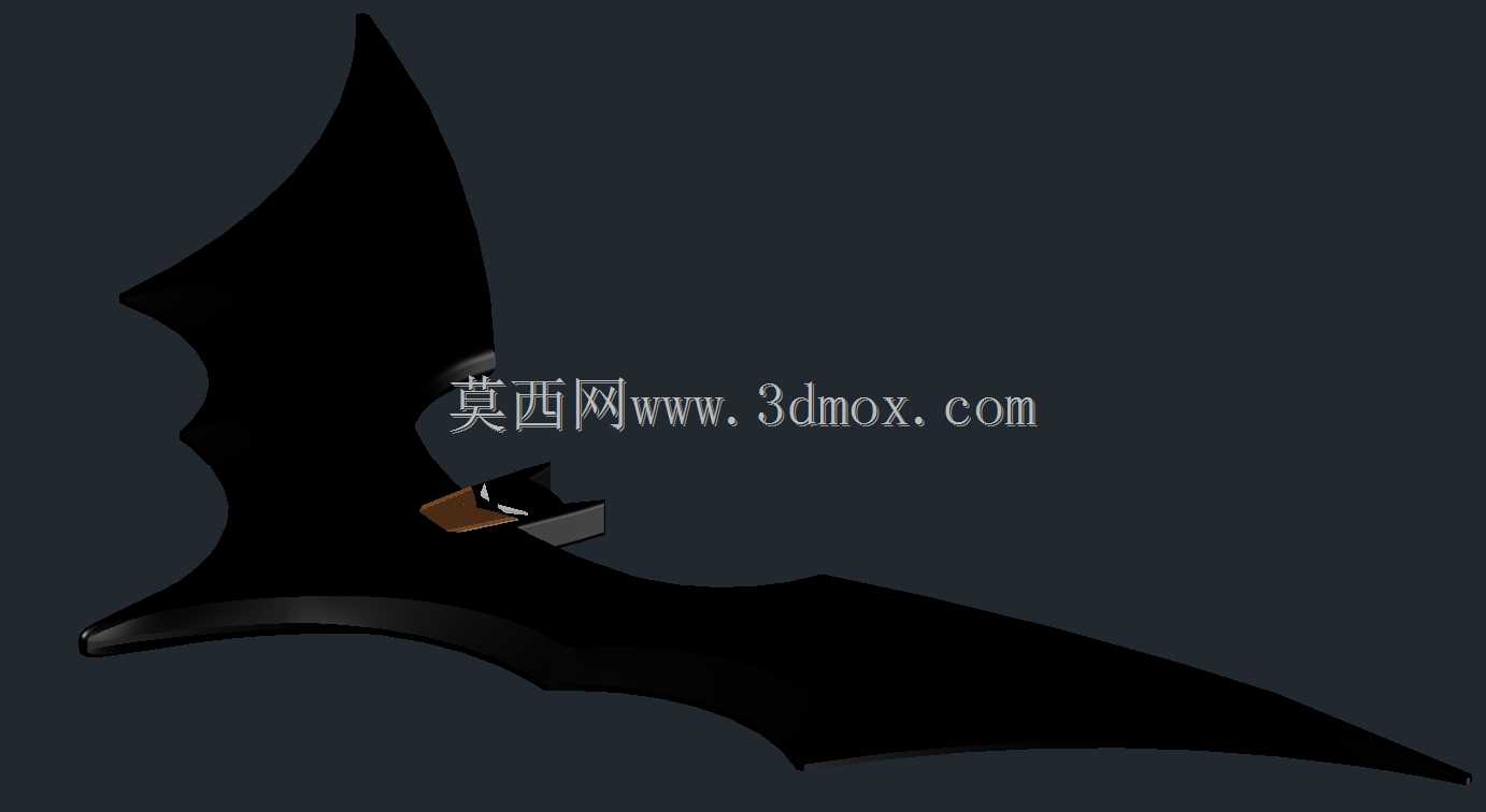 蝙蝠侠形状的塑料shuriken