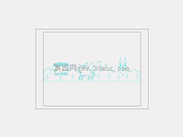 萨格勒布剪影衣架