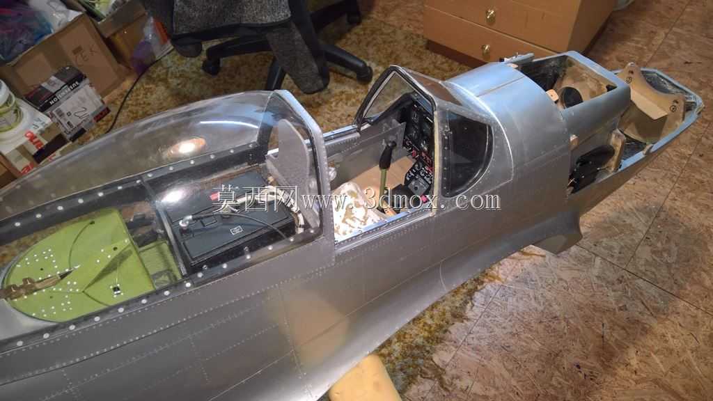 CARF P-51D野马的1/4比例3D模型