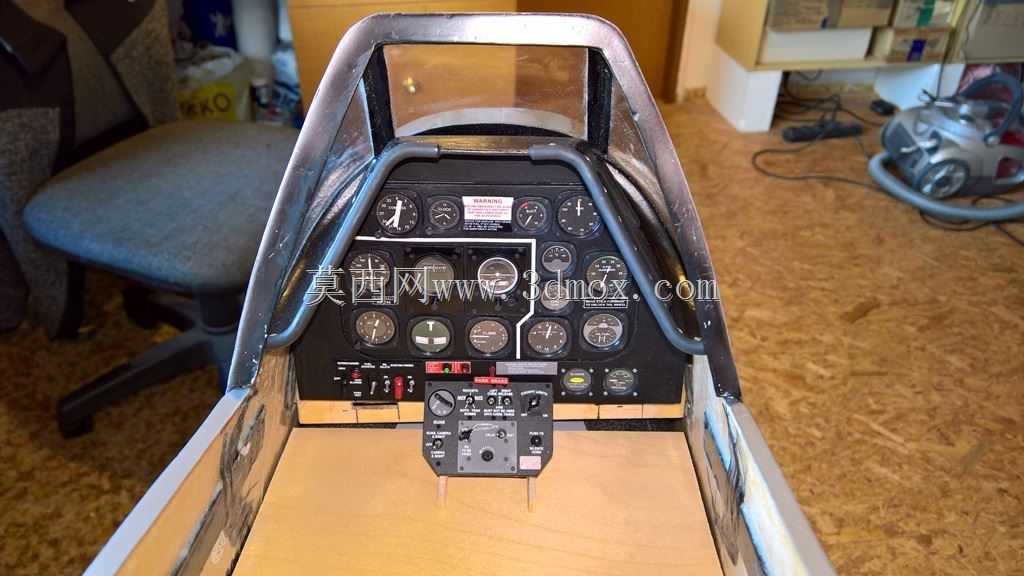 CARF P-51D野马的1/4比例3D模型