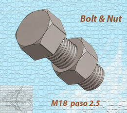 M18 paso 2.5��˨\u0026��ĸ