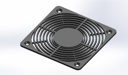 Solidworks�ϵķ��ȸ�120X120 mm