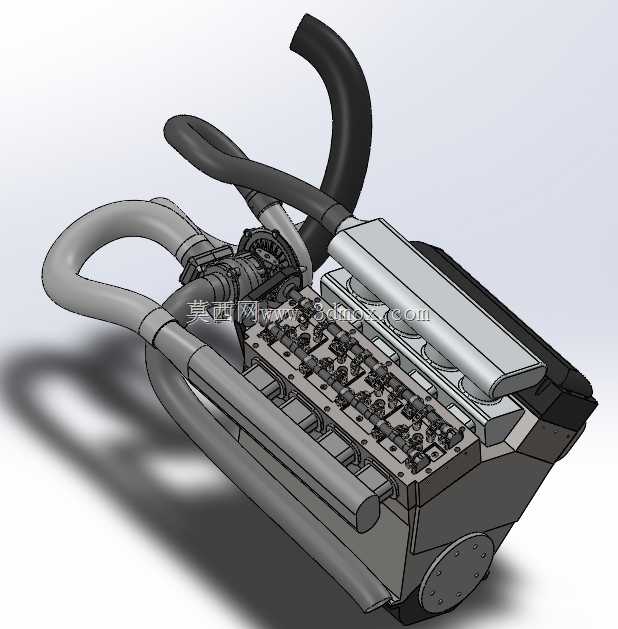 Motor_V8_SOLIDWORKS 2020