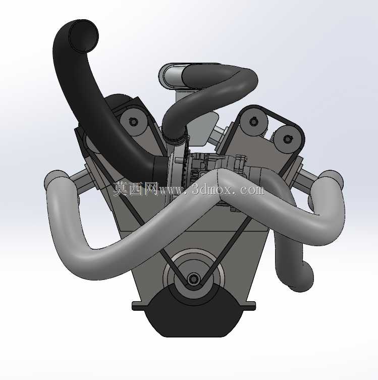 Motor_V8_SOLIDWORKS 2020
