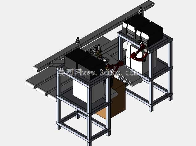 机器人工作单元Solidworks的简化表示