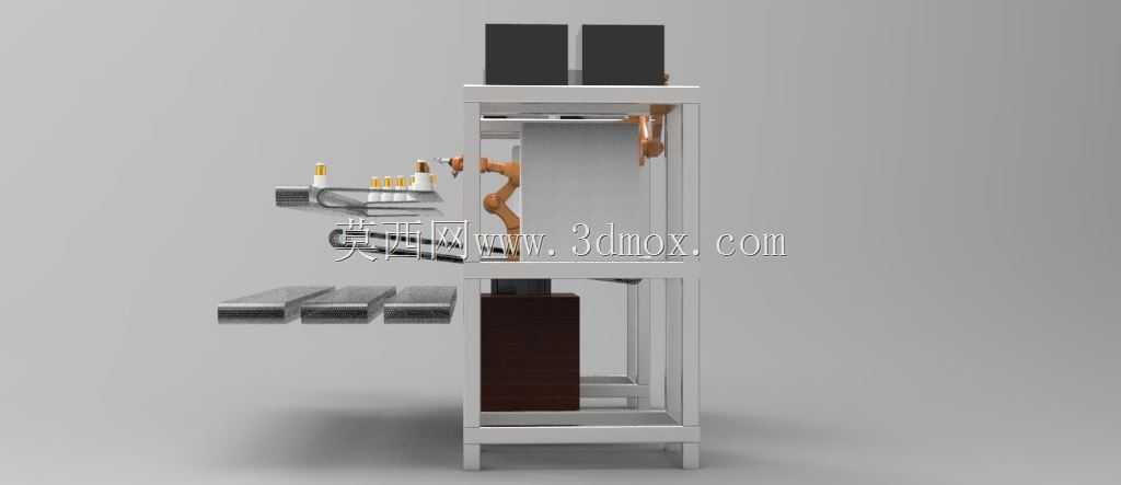 机器人工作单元Solidworks的简化表示
