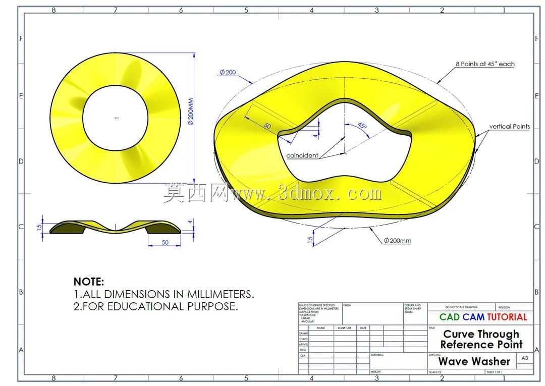 solidworks培训用钣金零件