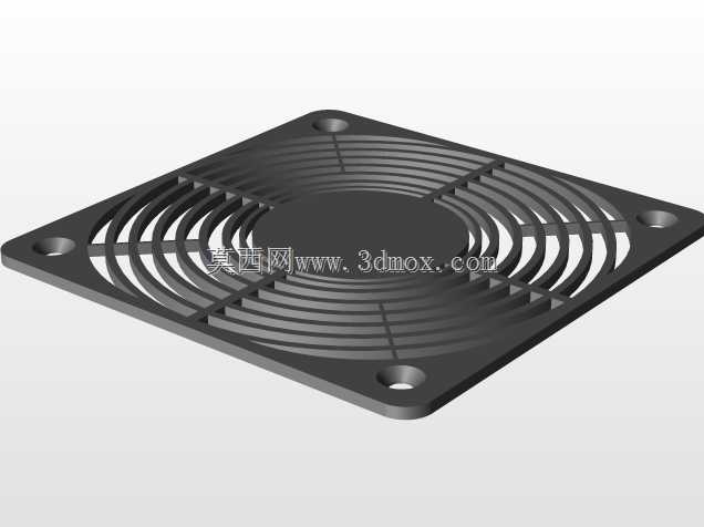 Solidworks�ϵķ��ȸ�120X120 mm
