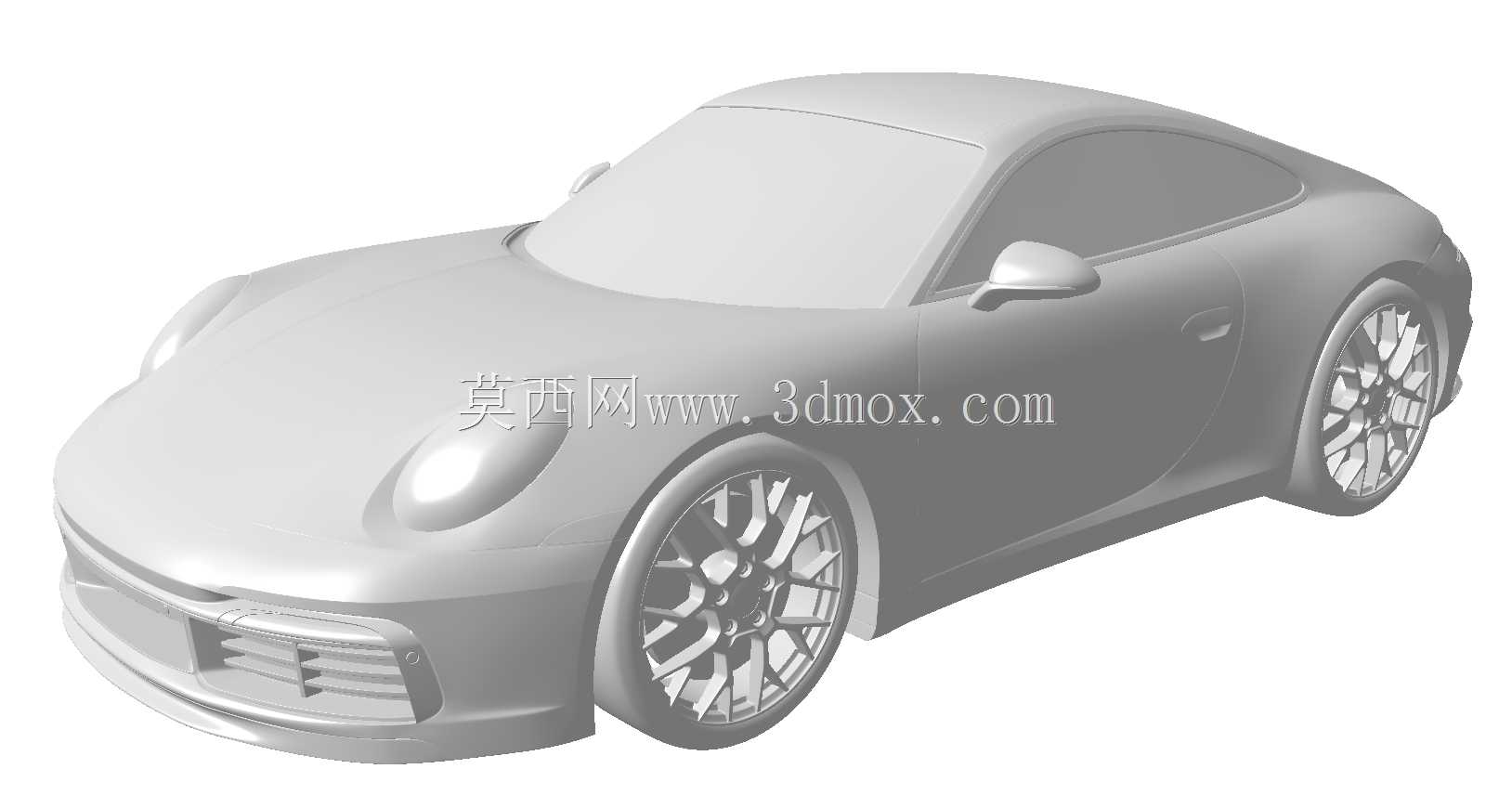 保时捷911 carrera S solid for CFD或3D打印3D模型