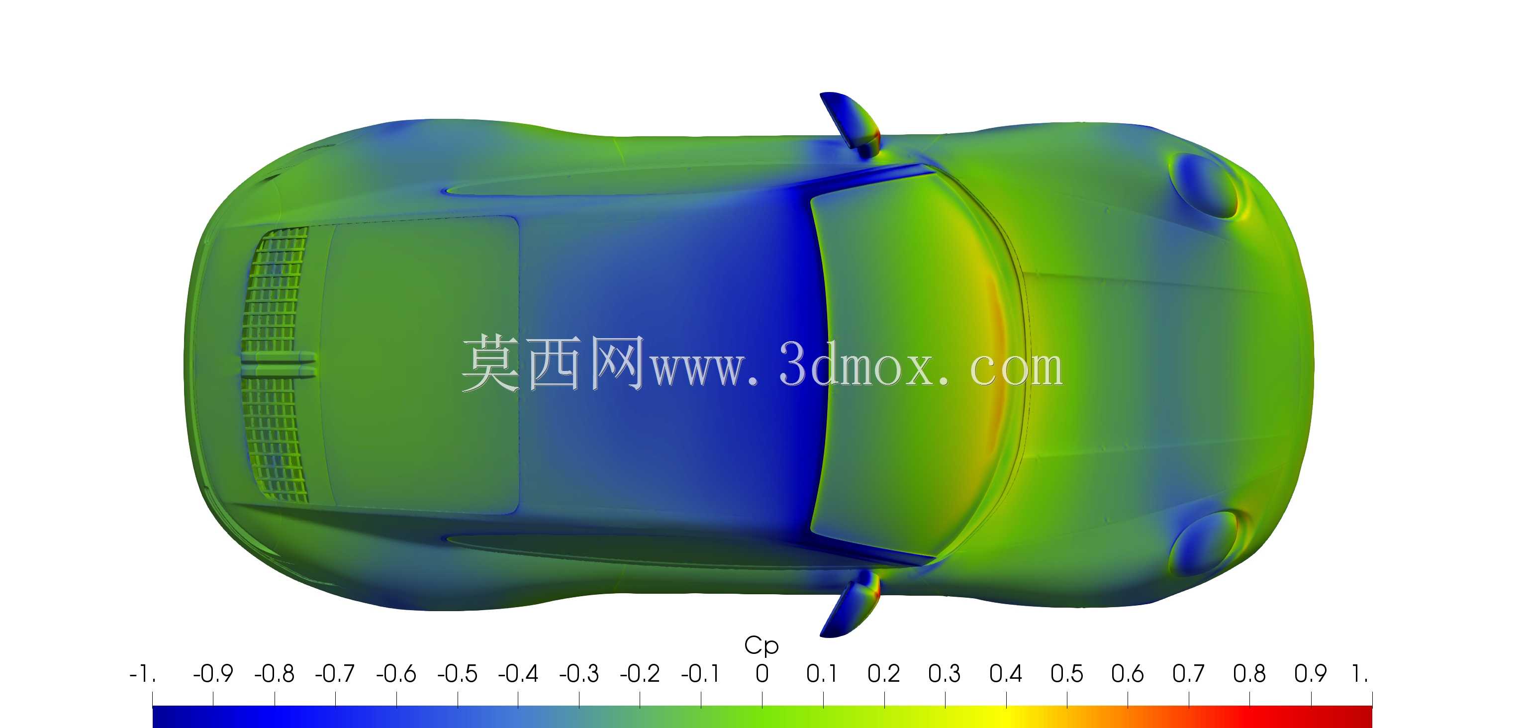 保时捷911 carrera S solid for CFD或3D打印3D模型