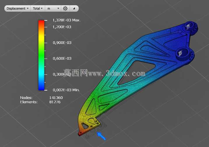 AUTODESK arm��25.7���FOS 3.4��