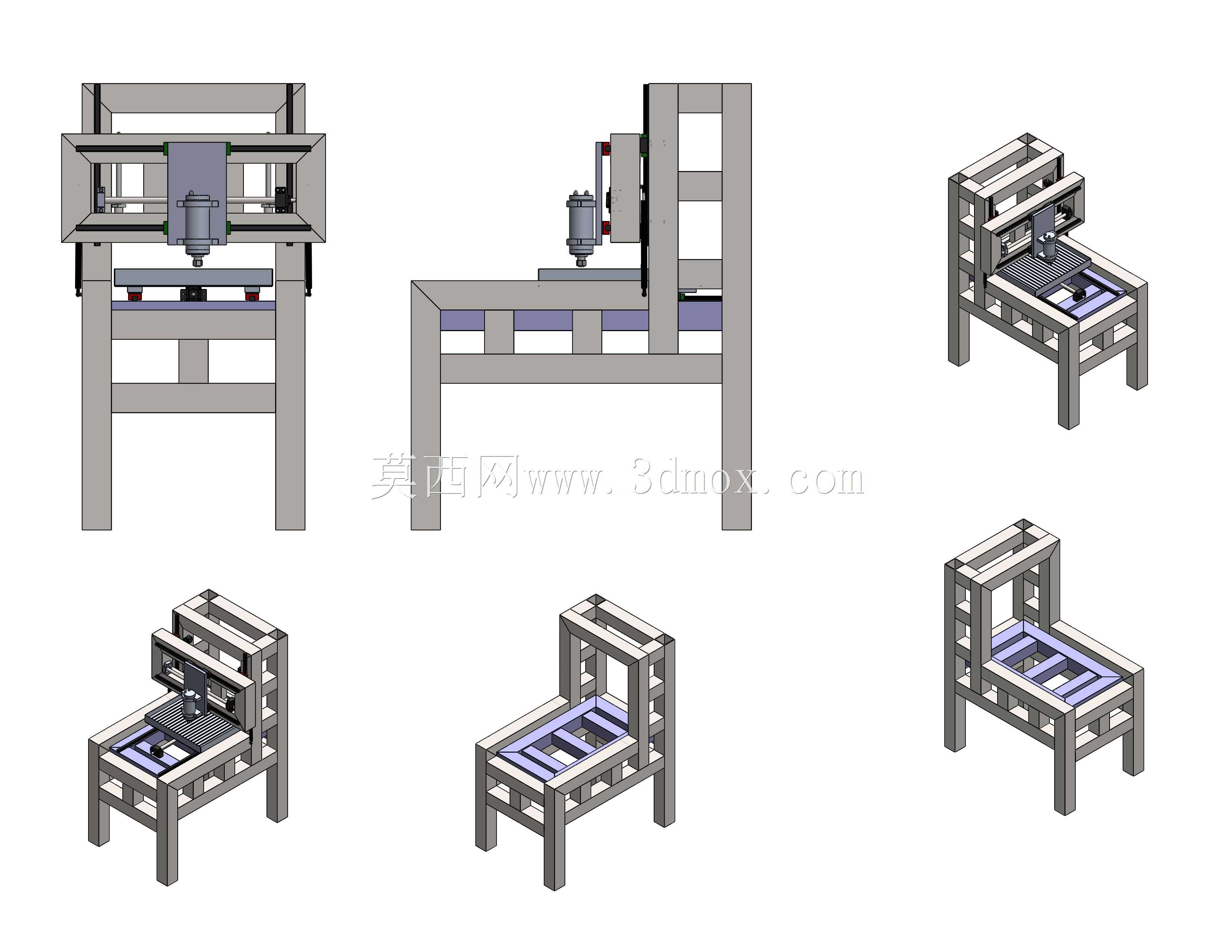 �̶�����DIY CNC 460x500mm