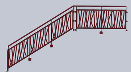 Garde corps��Rambard d'escalier