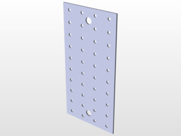 platine Multitrous 200x100x2mm