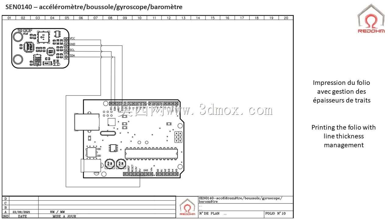 SEN0140�Cacc��l��rom��tre/boussole/������/barom��tre