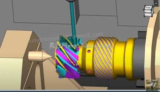 L?p trình 4 tr?c Mastercam-四轴Mastercam+Vericut-加工刀片