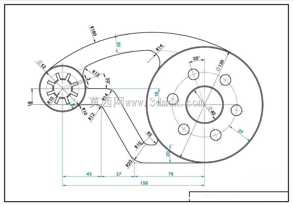 Bái t?p Autocad 2D(Autocad Mechanical-?? s? 3)