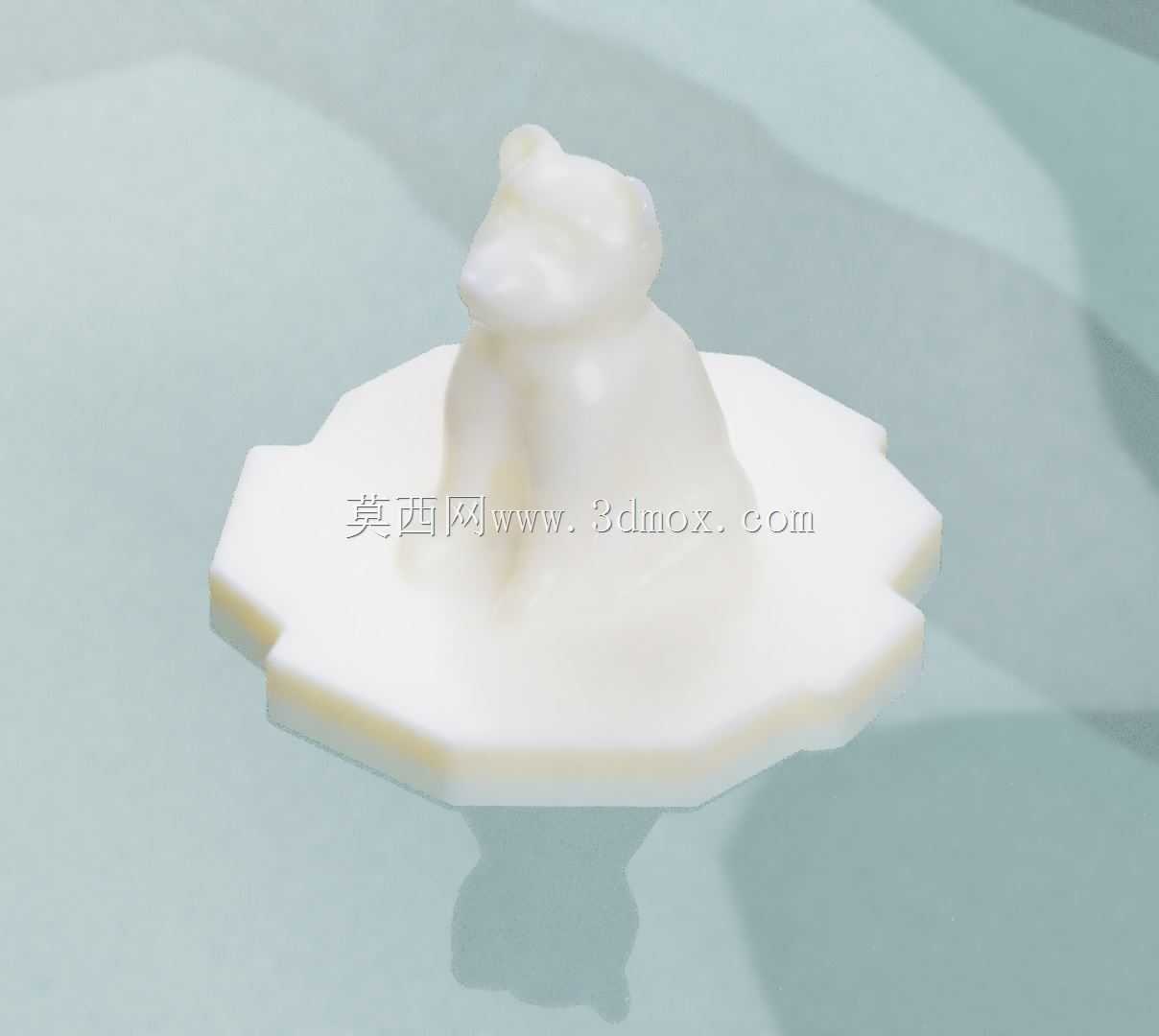 北极熊浴缸排水塞牙签