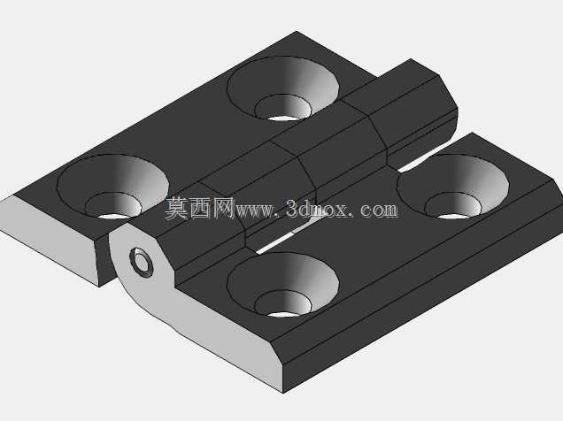 ELESA-011E-CMM-BL-铰链-铝