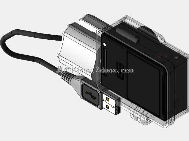 BOITIER ETANCHE DE RACCORDEMENT GOPRO(英雄3\u0026 4)