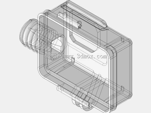 BOITIER ETANCHE DE RACCORDEMENT GOPRO(英雄3\u0026 4)
