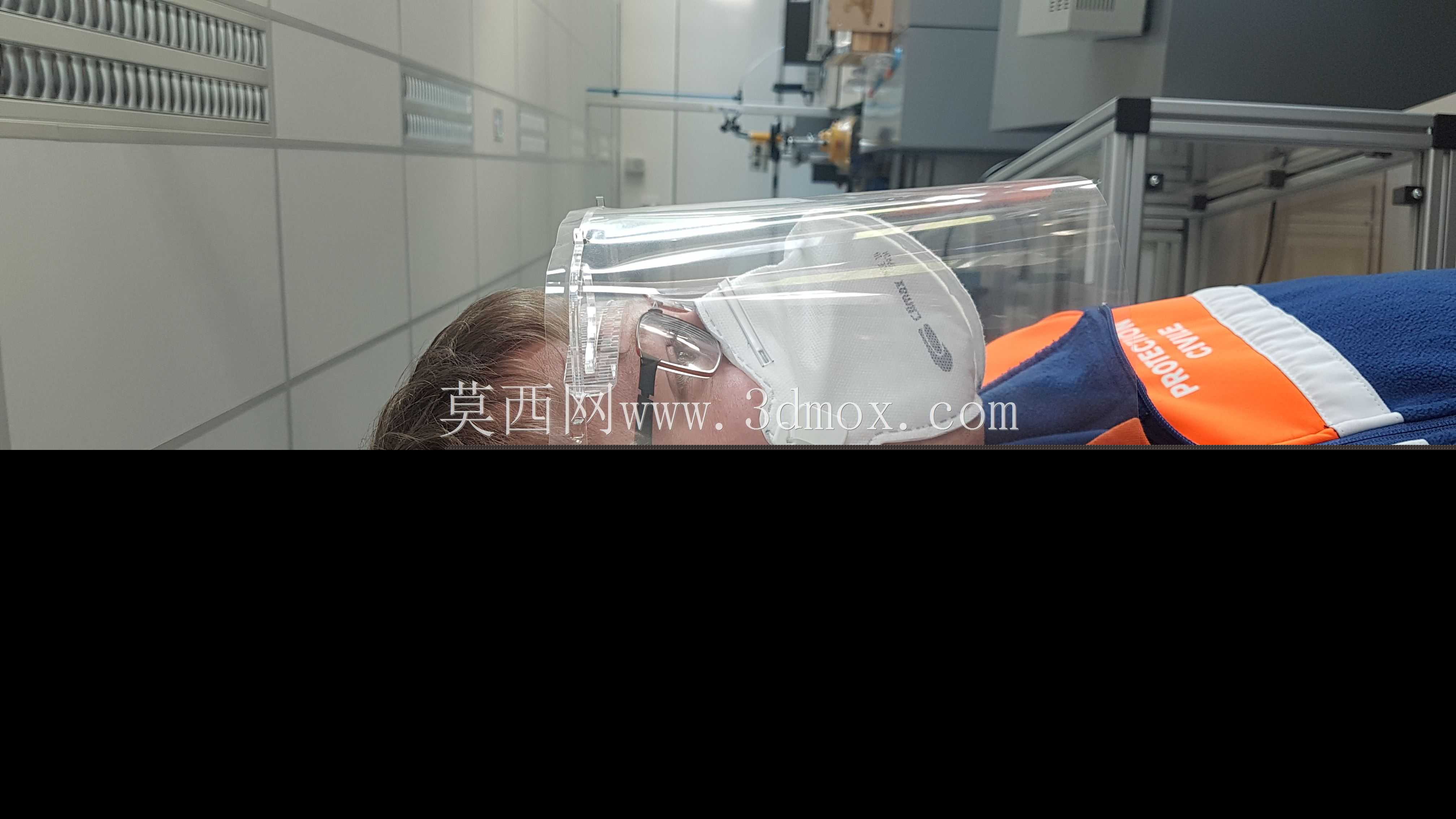 支持visière covid19 V2-面罩支持激光切割V2